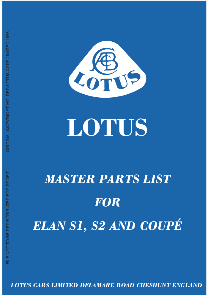 Elan Parts List
