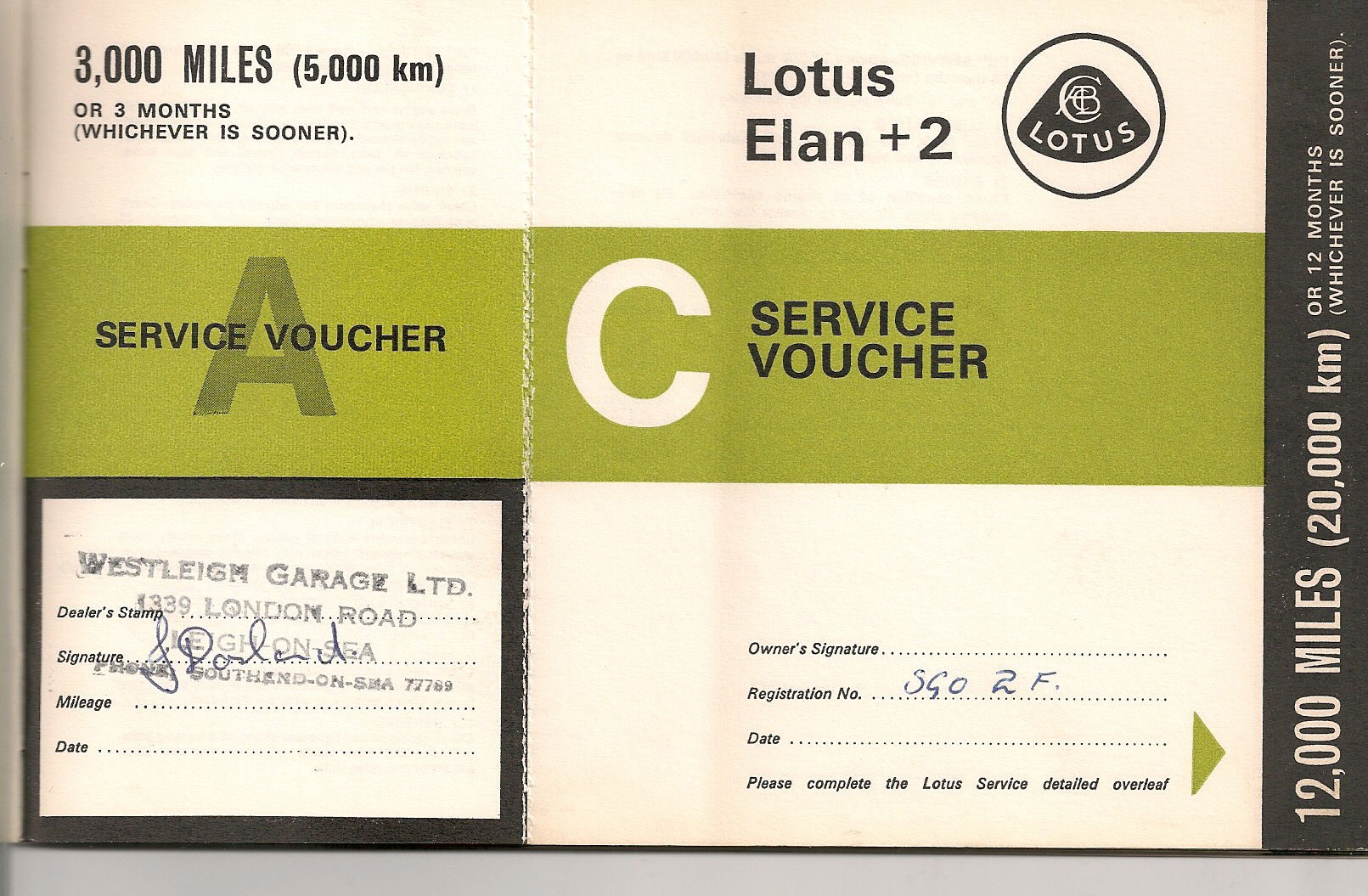 Service book page 1